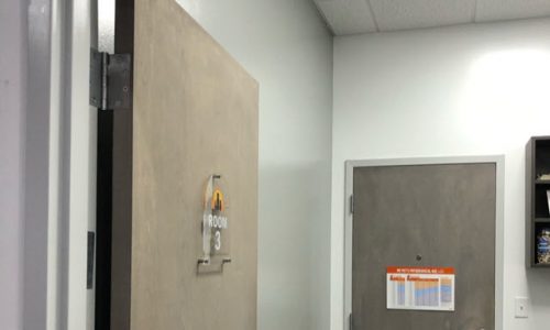 Repainted Wall After