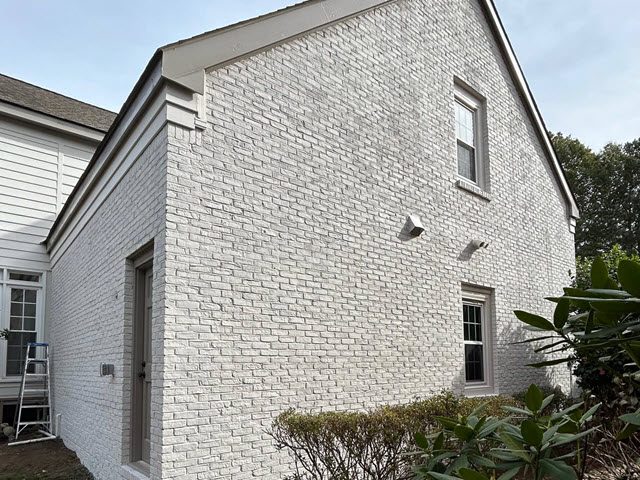 photo of repainted brick exterior in roswell Preview Image 2