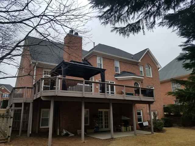 photo of repainted exterior of brick home in alpharetta Preview Image 2