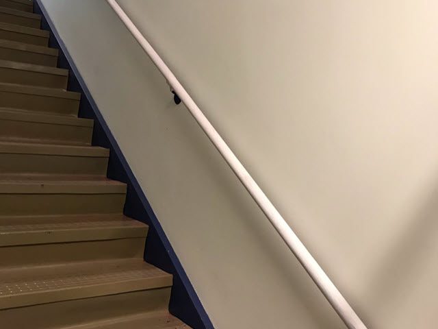 photo of repainted hand rail - during Preview Image 1