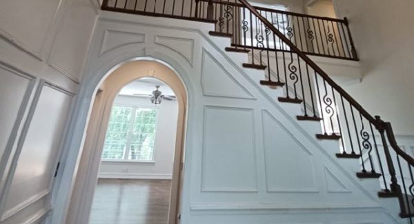 photo of repainted staircase in roswell