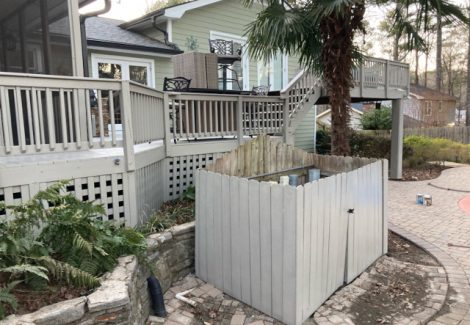 exterior deck repainting in roswell, ga - after