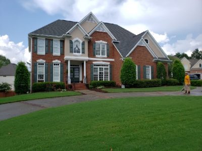 photo of repainted single family home in marietta georgia