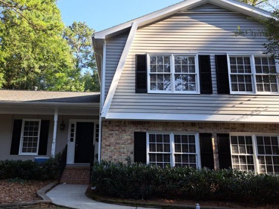 photo of repainted exterior home in marietta