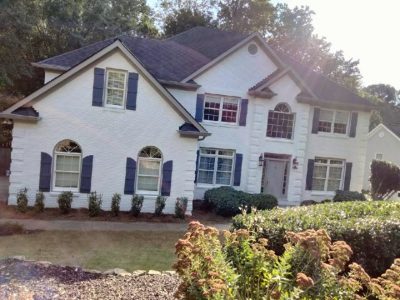 repainted exterior of home in roswell ga