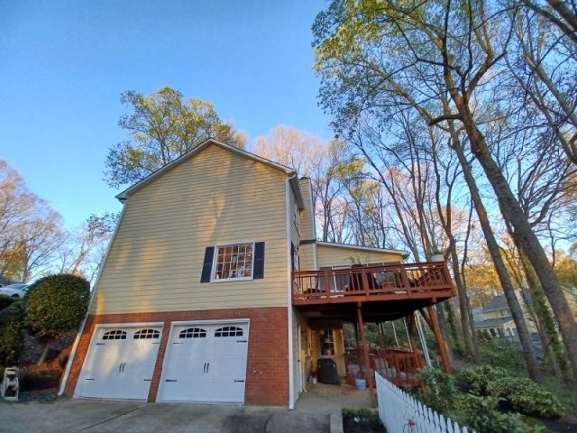 photo of repainted brick home in marietta Preview Image 2