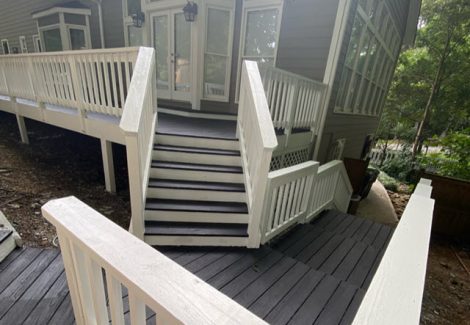 repainted deck in marietta