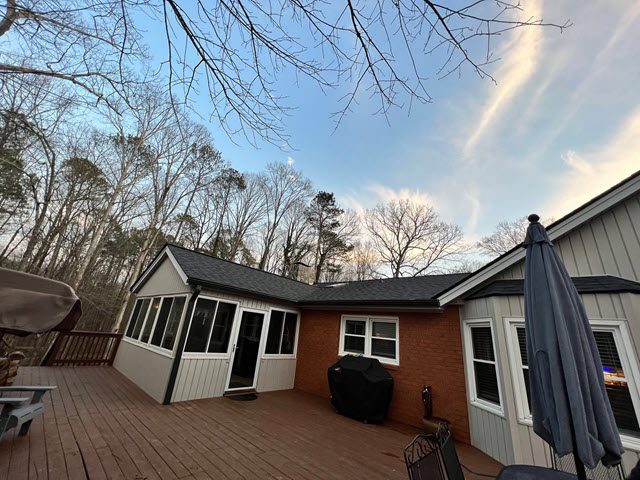 photo of repainted red brick home in roswell Preview Image 2