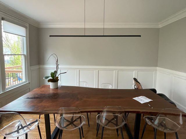 photo of repainted dining room walls in marietta georgia Preview Image 1