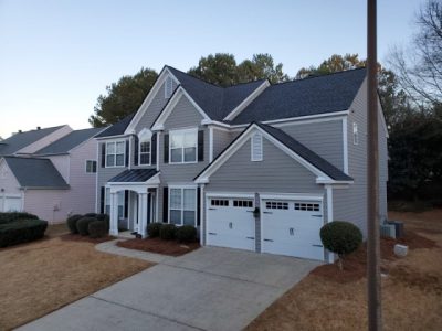 photo of repainted exterior of house in marietta georgia