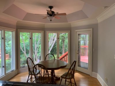 photo of repainted interior in alpharetta georgia
