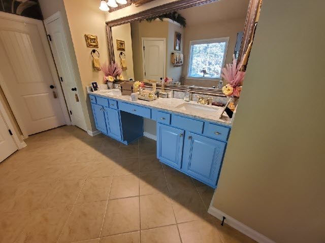 repainted bathroom cabinets Preview Image 4