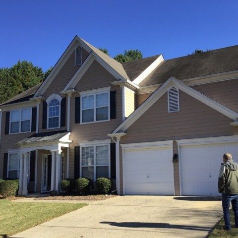 photo of house in marietta georgia before being repainted Preview Image 8