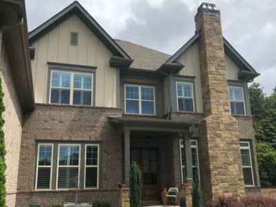 repainted exterior of home in roswell