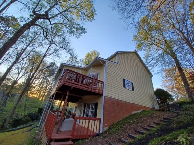 photo of repainted brick home in marietta Preview Image 3