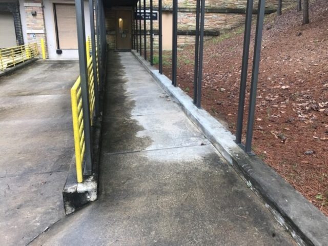 commercial building before being repainted Preview Image 2