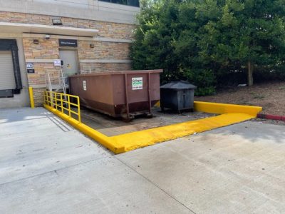 commercial building after being repainted