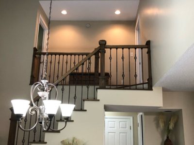 repainted walls and textured ceiling repair in marietta - certapro painters of roswell