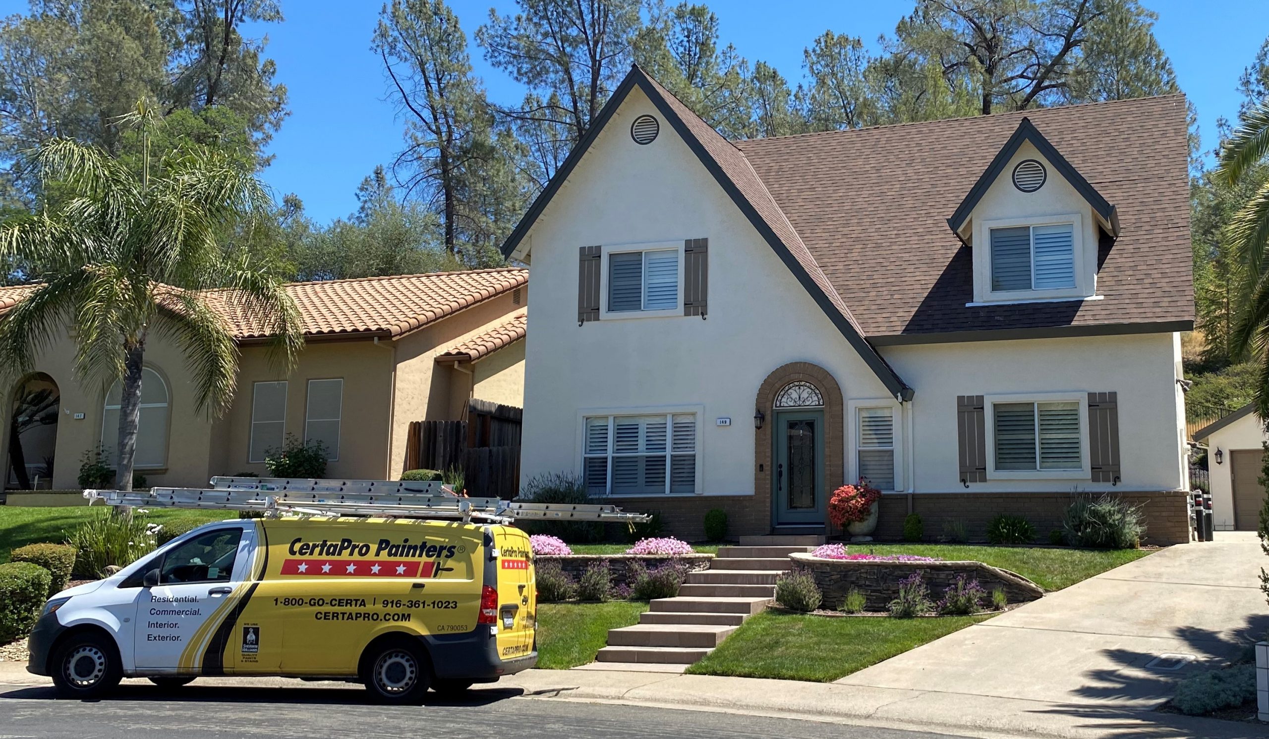 Exterior House Painting Project in Folsom, CA After