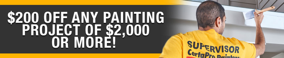 $200 Off Any Painting Project of $2,000 Or More
