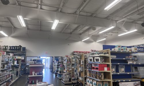 AFTER - Store Walls and Ceiling