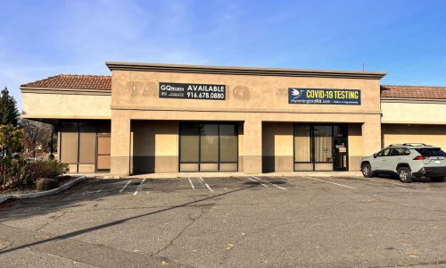 Strip Mall Before Painting