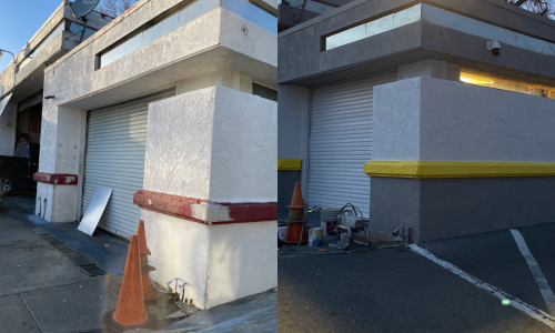 Exterior Paint Before & After