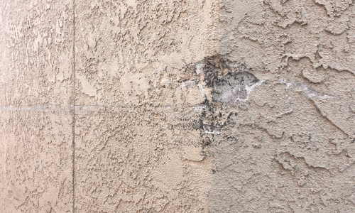 Pre-existing Stucco Damage