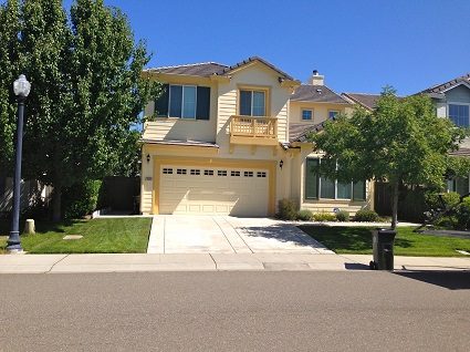 Exterior house painting by CertaPro painters in Natomas