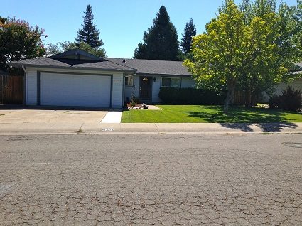 Exterior house painting by CertaPro painters in Carmichael