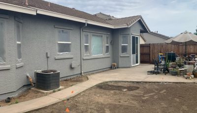 Rancho Cordova Grey Stucco Exterior Painting