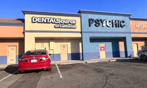 Strip Mall After Painting