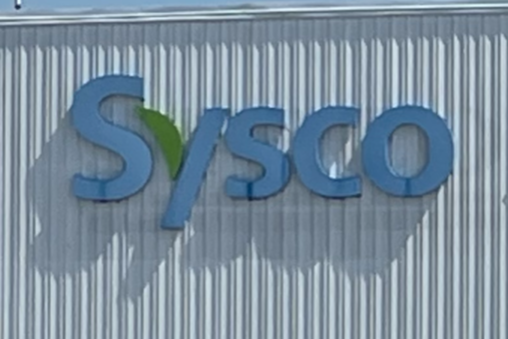 Sysco Signage Before and After Before