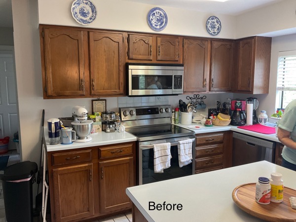 Kitchen Cabinet Transformation in O’Fallon Before