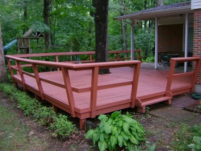 Deck restoration in O'Fallon / Dardenne by CertaPro Painters of Saint Charles, MO