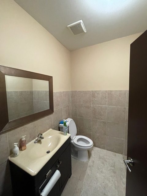interior bathroom repainted with a light beige color Preview Image 7