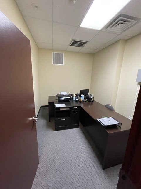 office painted with a light beige color Preview Image 2