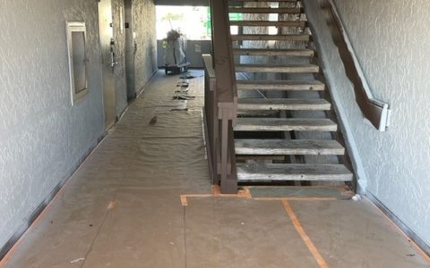Stairwell and Hallway Prep