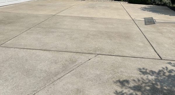Residential Driveway Project With Clear Sealant in Weldon Spring, MO
