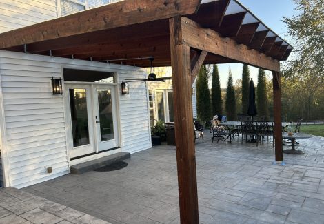 Outdoor Residential Staining Project