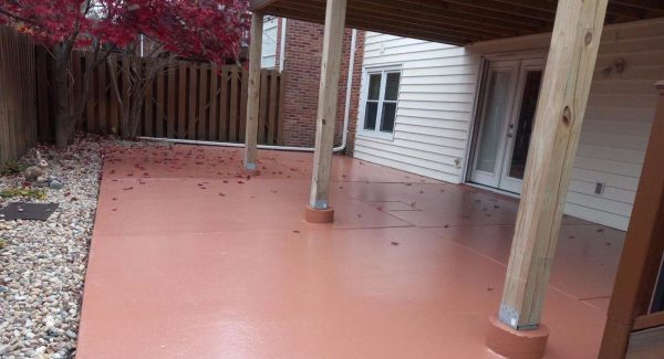 Polyaspartic Solid Color in Chesterfield, MO