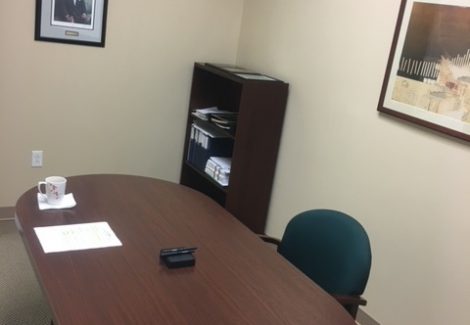 Office Interior Painted light beige