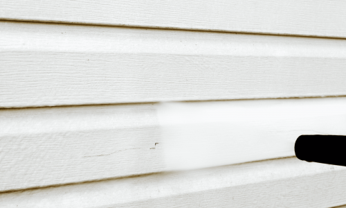 washing home siding
