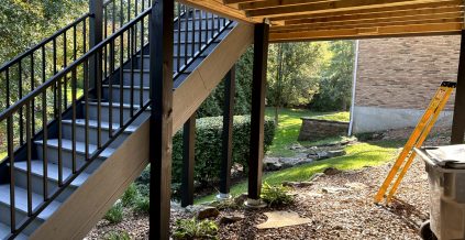 Residential Deck Staining Project