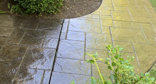 Clear Concrete Sealer Sidewalk Project in St Charles, MO