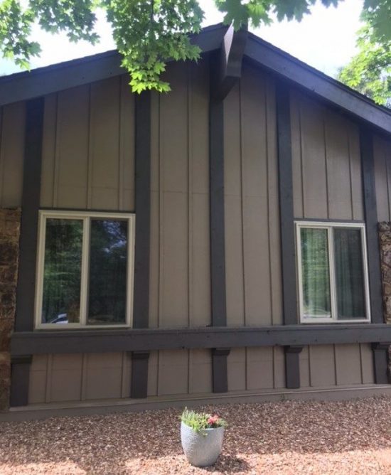 soft washing house exterior