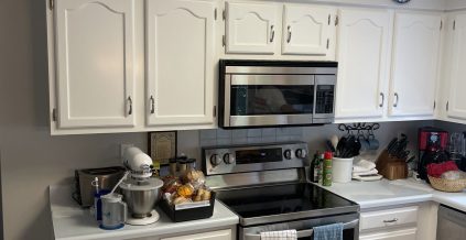 White Kitchen and Bathroom Cabinets