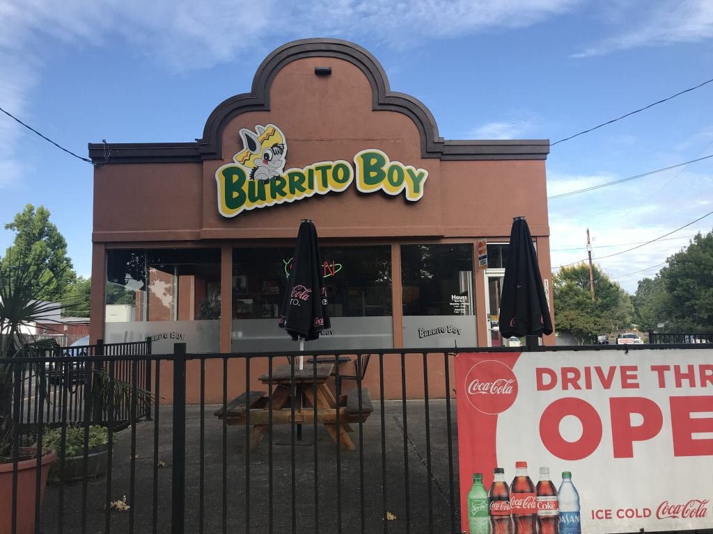 Burrito Boy Façade Before