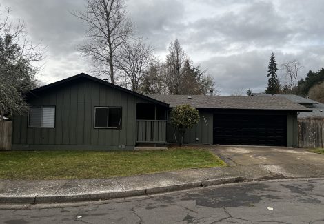 Exterior Painting of Dark Green Home