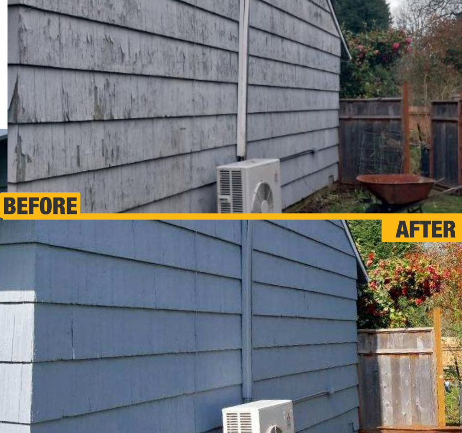 Blue Cedar Plank Before and After